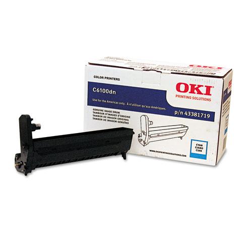 Original Oki 43381719 Drum Unit, Cyan