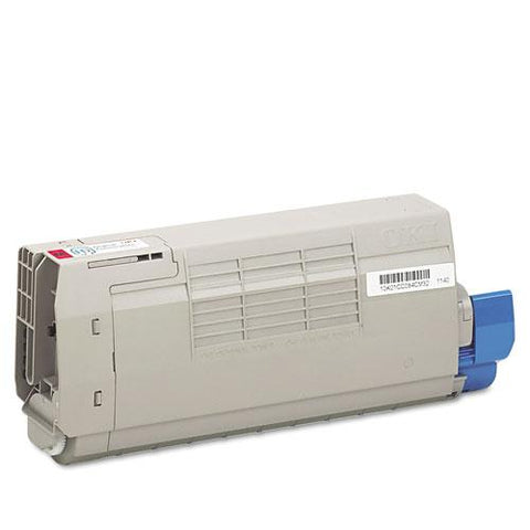 Original Oki 43866102 Toner, 11500 Page-Yield, Magenta