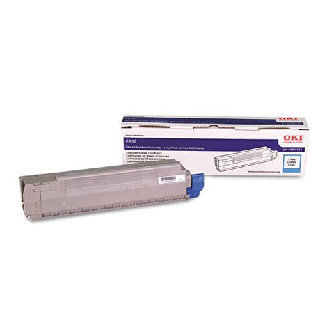 Original Oki 44059111 Toner, Cyan