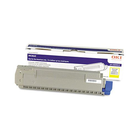 Original Oki 44059213 Toner, Yellow