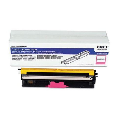 Original Oki 44250710 Toner, 1500 Page-Yield, Magenta