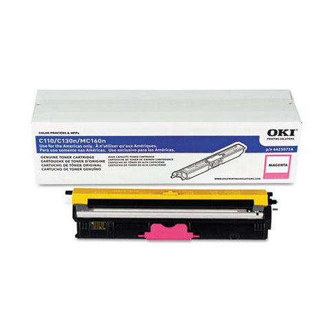 Original Oki 44257014 Toner, 2500 Page-Yield, Magenta