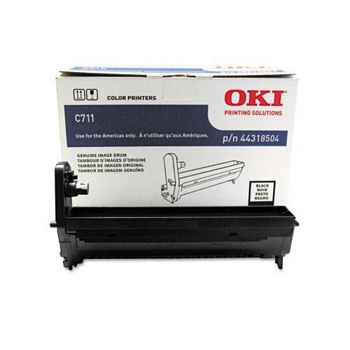 Original Oki 44318504 Drum, 20,000 Page-Yield, Black