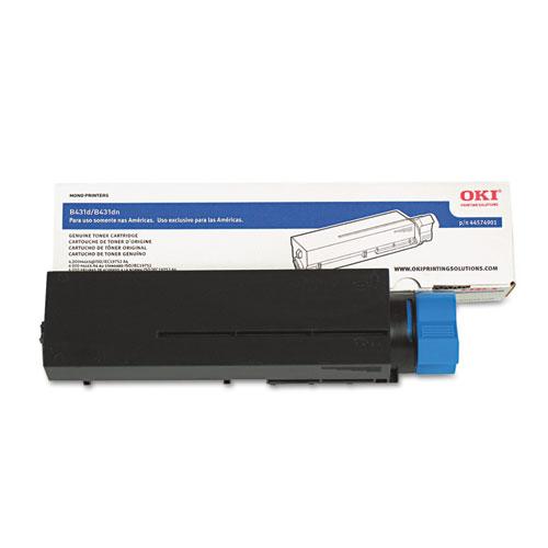 Original Oki 44574901 Toner, 10,000 Page-Yield, Black