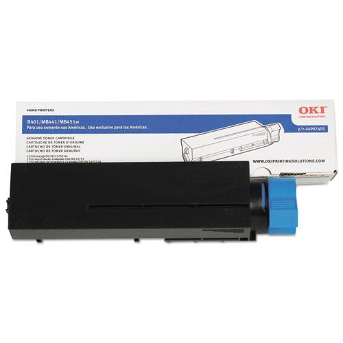 Original Oki 44992405 Toner, 1500 Page-Yield, Black