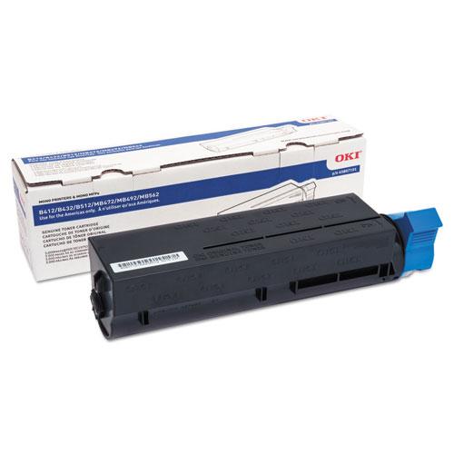 Original Oki 45807101 Toner, 3000 Page-Yield, Black