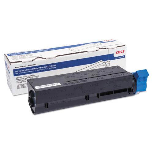 Original Oki 45807105 Toner, 7000 Page-Yield, Black
