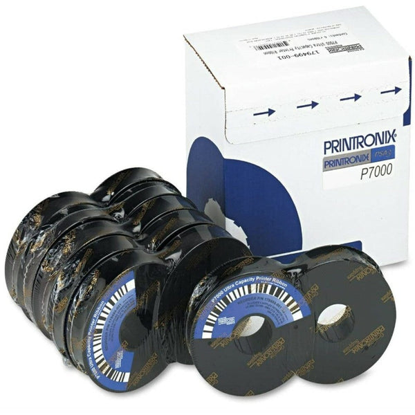 Printronix 179499-001 Genuine OEM Ultra Capacity Ribbon, Compatible with P7000 P7005 P7010 P7015 P7205 P7210 P7215 P7220 Spool Printer Series, 90M Characters, 6 Rbn/Box