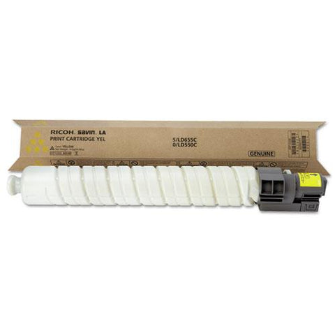 Original Ricoh 841285 Toner, 17,000 Page-Yield, Yellow