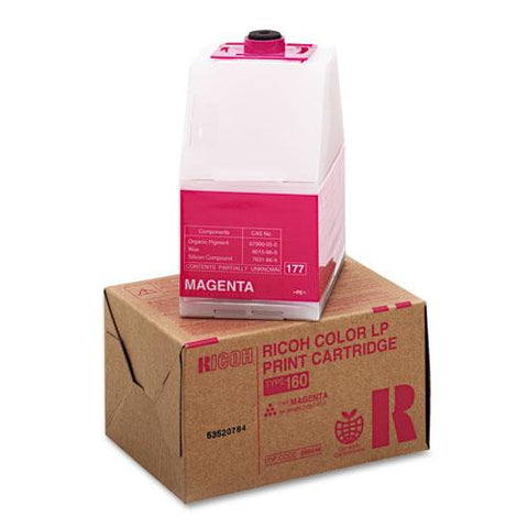 Original Ricoh 888444 Toner, 10000 Page-Yield, Magenta