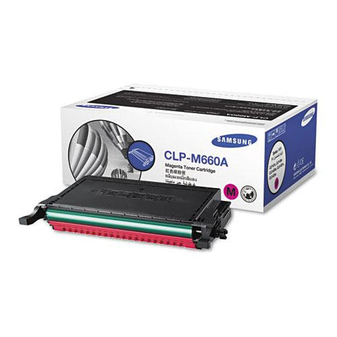 Original Samsung CLP-M660A (ST920A) Toner, 2000 Page-Yield, Magenta