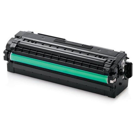 Original Samsung CLT-C506L (SU042A) High-Yield Toner, 3500 Page-Yield, Cyan