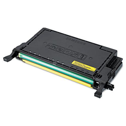 Original Samsung CLT-Y609S (SU561A) High-Yield Toner, 7000 Page Yield, Yellow