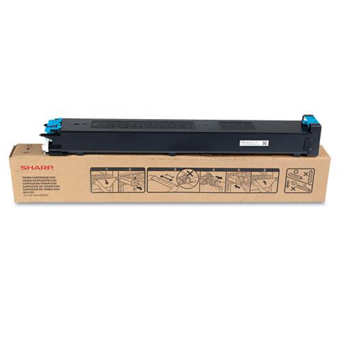 Original Sharp MX31NTCA Toner, 15,000 Page-Yield, Cyan