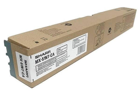 Original Sharp MX51NTCA (MX-51NTCA) Cyan Toner Cartridge (18K YLD)