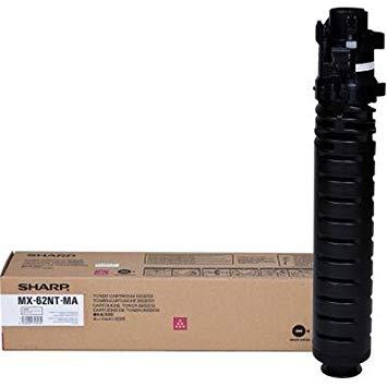 Original Sharp MX62NTMA (MX-62NTMA) Magenta Toner Cartridge (40K YLD)