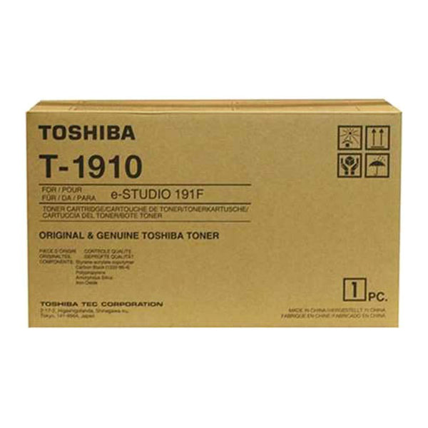 Original Toshiba T1910 (T-1910) Black Toner Cartridge (10K YLD)