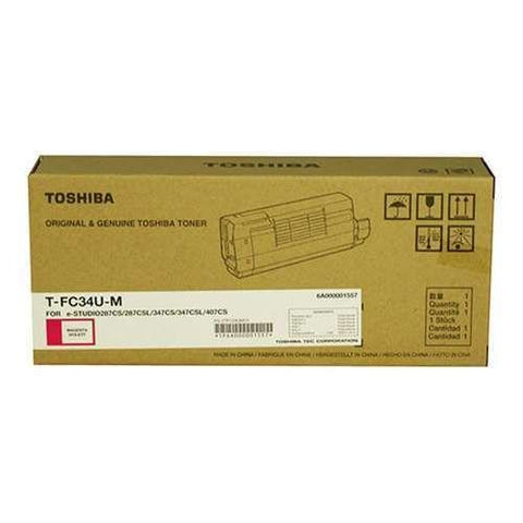 Original Toshiba TFC34UM (TFC34M) Magenta Toner Cartridge (11.5K YLD)