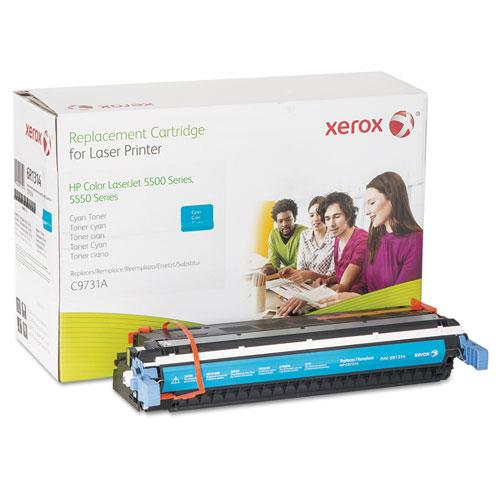 Original Xerox 006R01314 Replacement Toner for C9731A (645A), Cyan