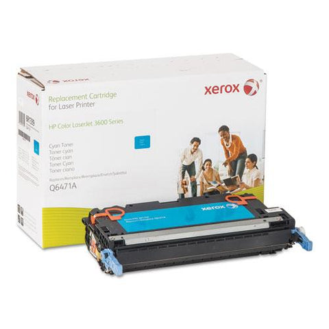 Original Xerox 006R01339 Replacement Toner for Q6471A (502A), Cyan