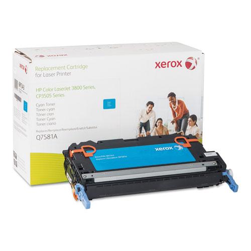 Original Xerox 006R01343 Replacement Toner for Q7581A (503A), Cyan