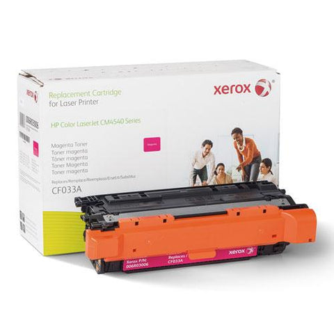 Original Xerox 006R03006 Remanufactured CF033A (646A) Toner, 12500 Page-Yield, Magenta