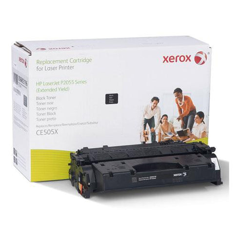 Original Xerox 006R03196 Replacement Extended-Yield Toner for CE505X (05X), Black