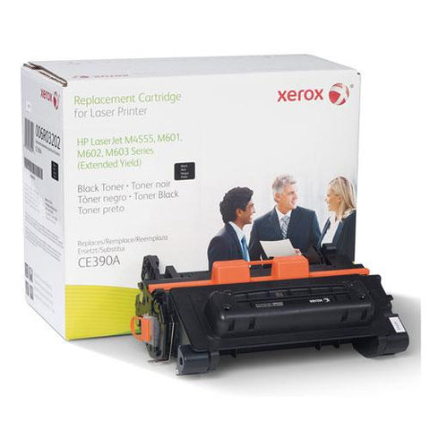 Original Xerox 006R03202 Remanufactured CE390A (90A) Extended-Yield Toner, Black