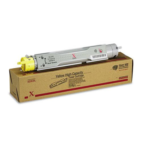 Original Xerox 106R00674 High-Yield Toner, 8000 Page-Yield, Yellow