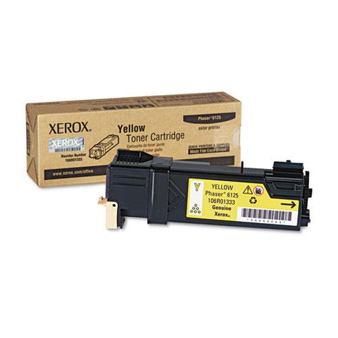 Original Xerox 106R01333 Toner, 1000 Page-Yield, Yellow