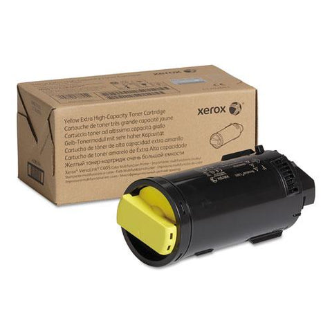 Original Xerox 106R04012 Extra High-Yield Toner, 16800 Page-Yield, Yellow, TAA Compliant