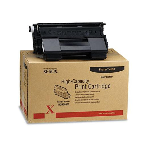 Original Xerox 113R00657 High-Yield Toner, 18000 Page-Yield, Black