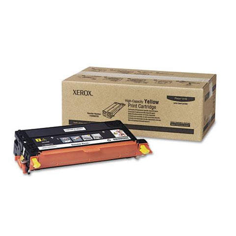 Original Xerox 113R00725 High-Yield Toner, 6000 Page-Yield, Yellow
