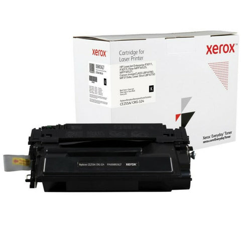 Original Xerox 006R03627 Black Replacement Toner for HP CE255A, Canon CRG-324, Compatible with HP LaserJet Enterprise P3011, P3015; Flow MFP M525, MFP M521; Canon imageCLASS LBP6780, MF515, Laser Shot LBP6750, Standard Yield 6,000 Pages
